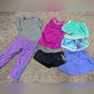 XS 4/5 girl Athletic clothing bundle Champion